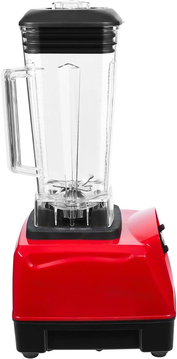 Commercial Grade Blender Mixer Heavy Duty Juicer Blender Juice Mixers 2L (Red)