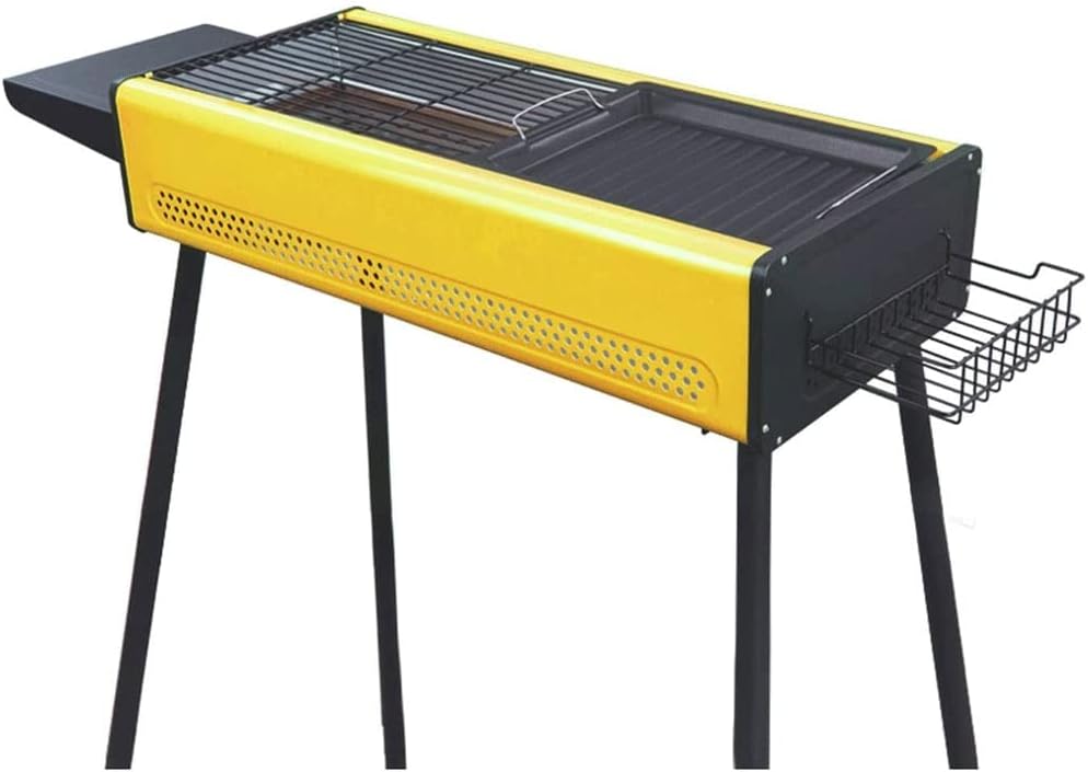 Grills ， Tabletop Portable Propane Gas Grill with Travel Locks, Stainless Steel Cooking Grates