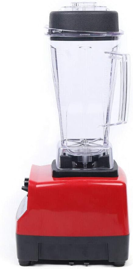 Commercial Countertop Blender Smoothie Mixer Milk Shaking Maker 2L 110V 1500W (Red+White)