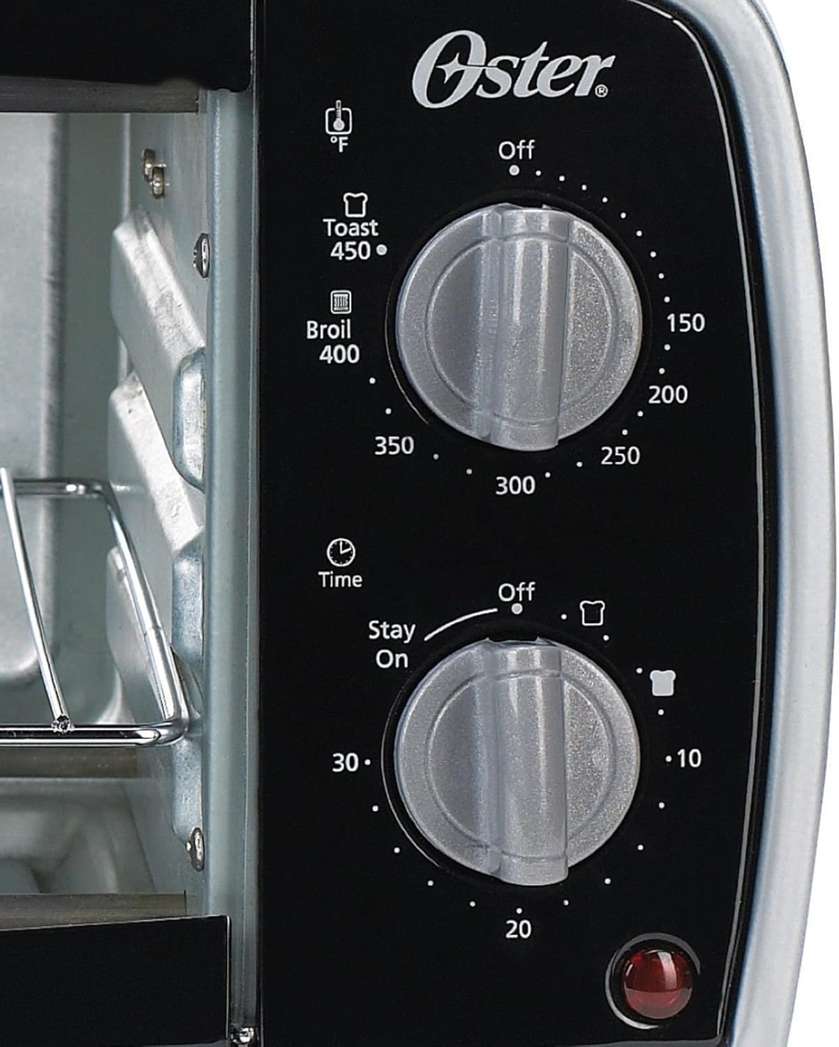 Oster Toaster Oven, 4 Slice, Black (TSSTTVVG01)