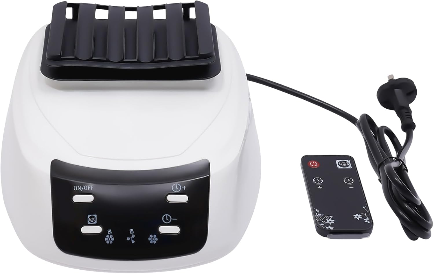 Portable Clothes Dryer 110V Electric Fast Clothes Dryer Machine Foldable Clothes Drying Dry Machine with Controller Control and Wheels Portable Washer Dryer with Timing Function for Apartments, Blue