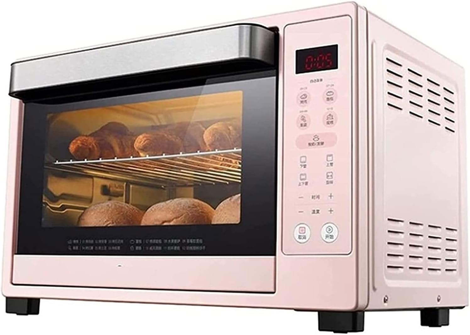 35L Air Fryer Convection Oven Rotisserie, Retro Countertop Small Mini Oven, Electric Oil less Cooker For Air Fry, Bake, Broil, Roast, Grill, Reheat, Warm, Rotate