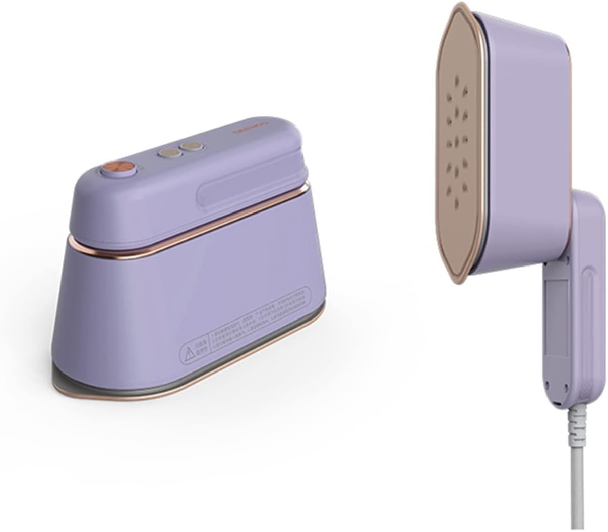 KANGYEBAIHUODIAN 1000W Handheld Steam Iron Electric Garment Steamer Hanging Machine Portable Travel Clothes Ironing Machine 6 Holes Steam 220V (Color : Purple, Size : US)