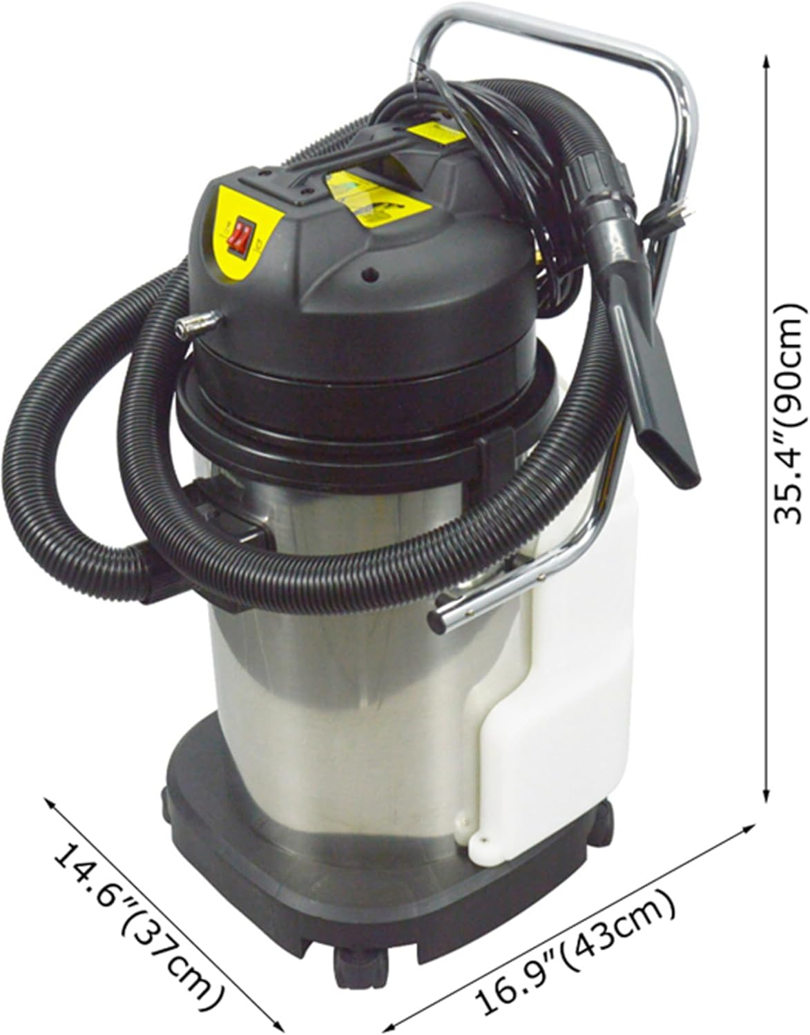 Carpet Cleaning Machine Carpet Spray Extractor Extraction Machine with 8.2ft Hose for Hotel Workplace Home 10.6gal(40L) 1000W