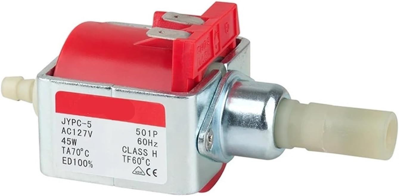 JYPC-501P AC 127V 45W Eectromagnetic Solenoid Water Pump,Compatible For JIAYIN, Pumping For Coffee Machine, Electric Irons, Steam Mop, Cleaner
