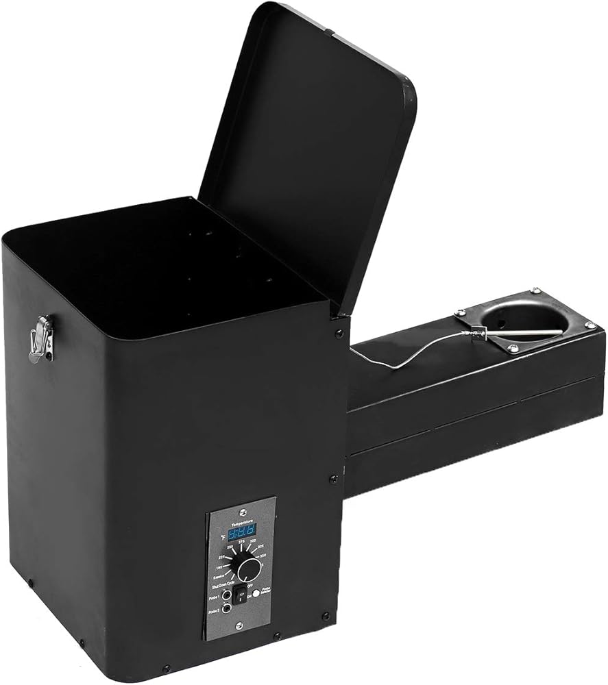 110V/220V Digital Temperature Controller Electric Wood Pellet Smoker Grill Parts Feeding Box DIY BBQ Pellet Grills Accessories (Color : A, Size : 110V)