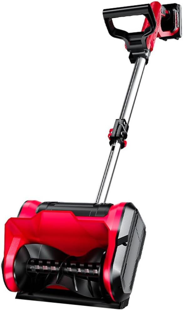 Battery Powered Snow Shovel, Portable Electric Snow Thrower & Shovel-20v/4.0ah Cordless Snowplow with Adjustable Handle, for Patio, Playground, Farm
