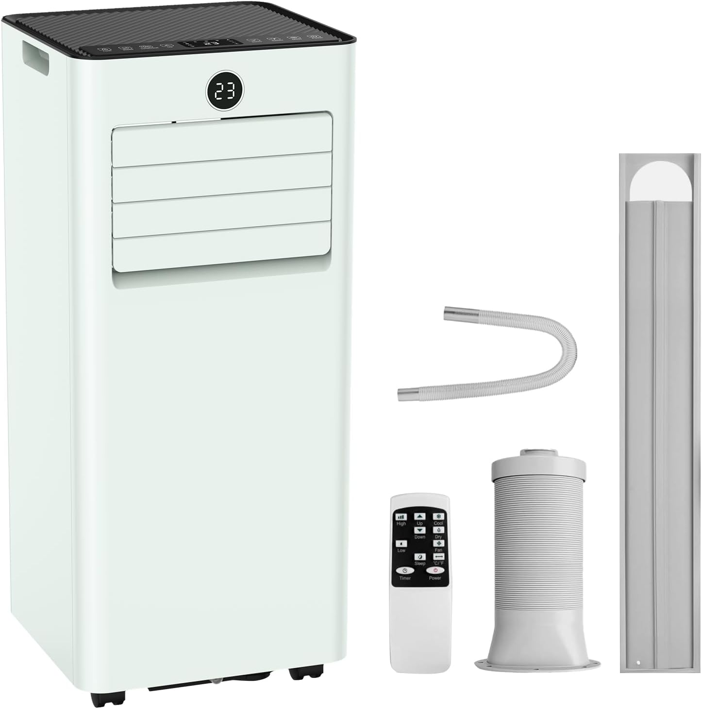 3-in-1 Air Conditioner Portable 7000 BTU 4 Mode AC Unit for Home Use Cools 350 Sq Ft, Light Green