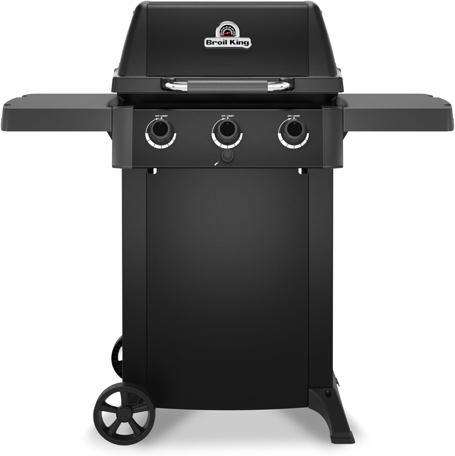Broil King 814954 Gem 310 Shadow 3-Burner Propane Gas Grill in Black
