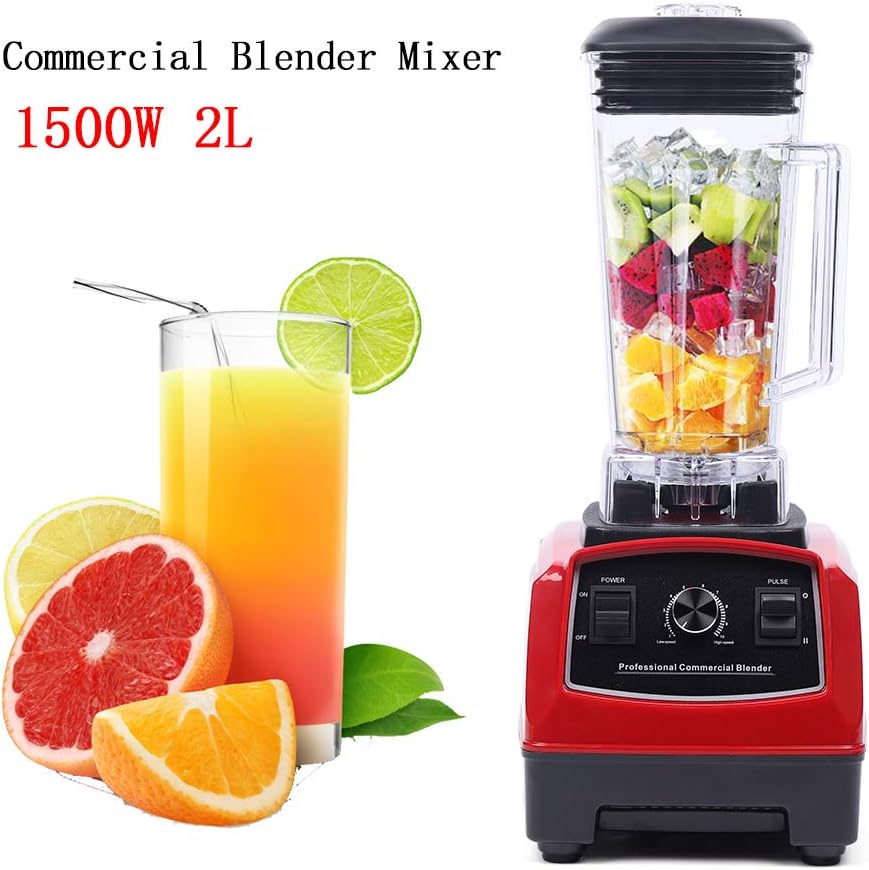 Kitchen Blender,70Oz Countertop Blender 1500 Watts,High Performance, High Powered Professional Blender and Food Processor For Smoothies,High-Speed Blenders Red