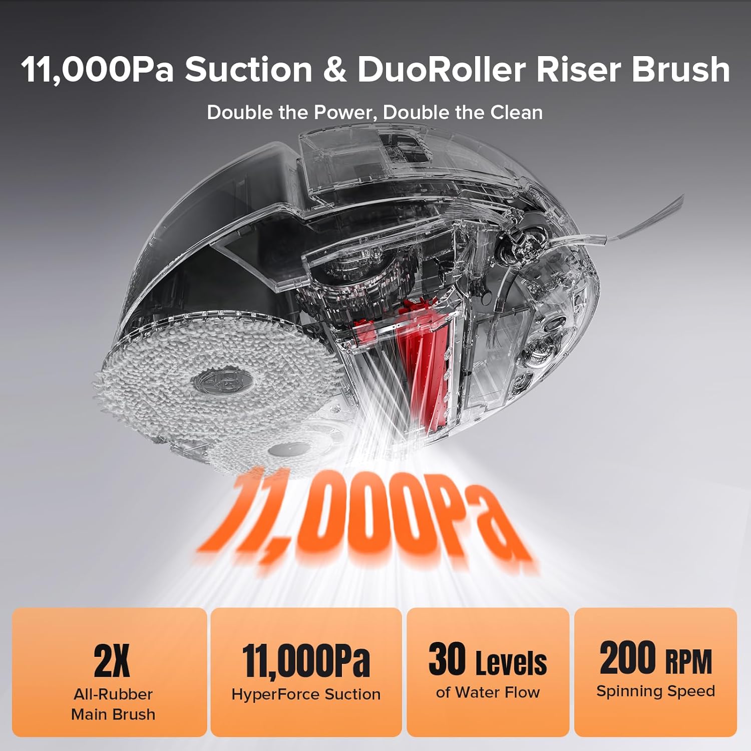 roborock Qrevo Slim Robot Vacuum and Mop with Washable Filter