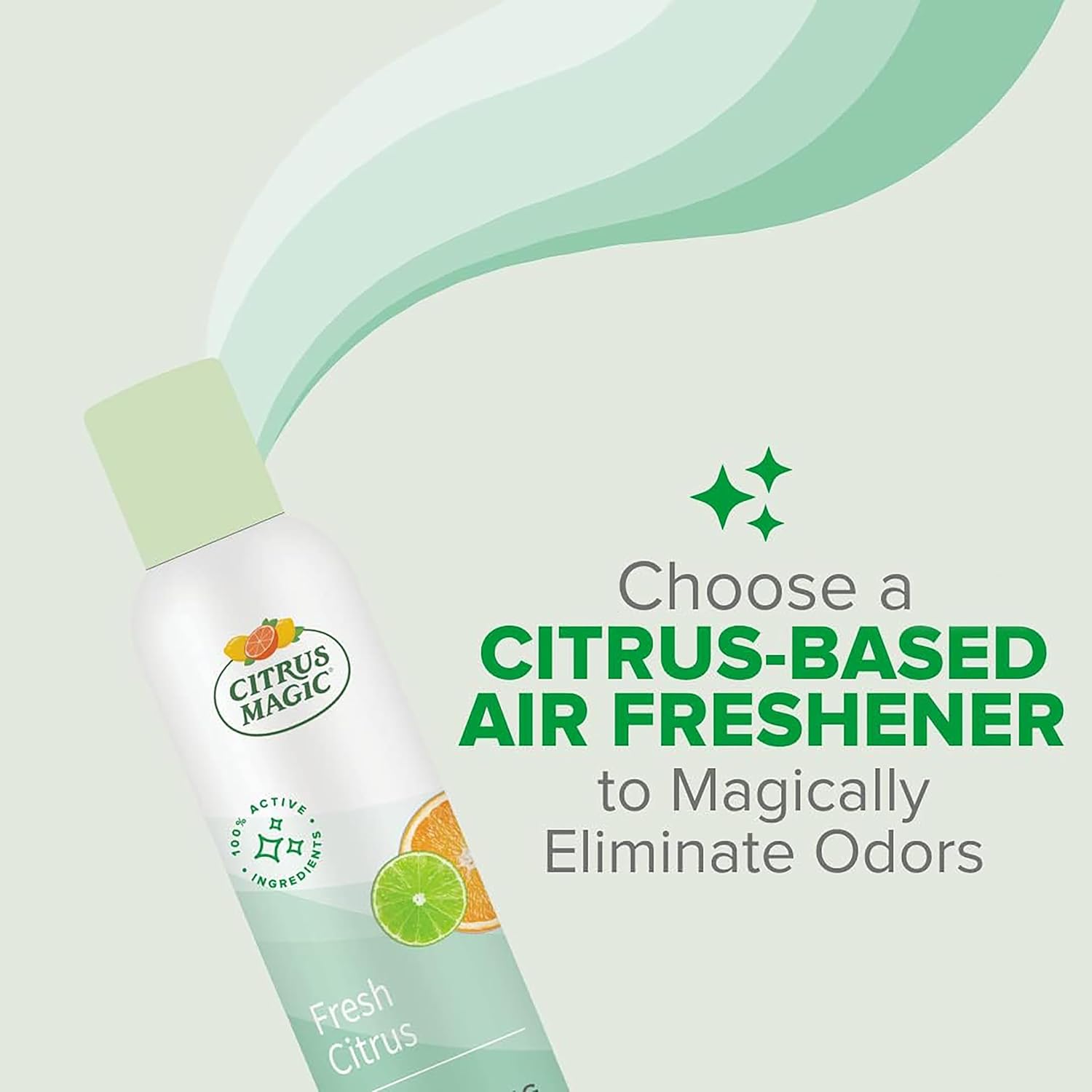 Citrus Magic Odor Eliminating Air Freshener Spray, Fresh Citrus, 6-Ounce
