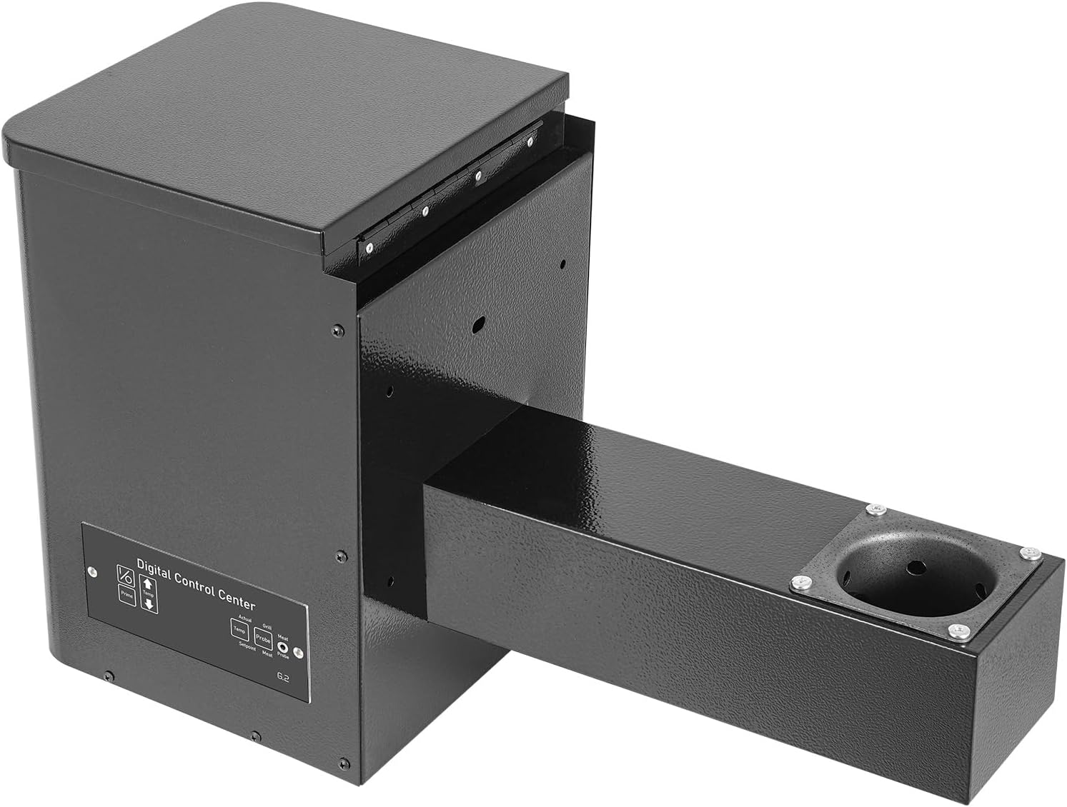 Automatic Ignition Pellet Hopper Conversion Kit for Smokers - Electric Pellet Smoker Assembly for Grill, Smoke, Bake, Roast, and BBQ