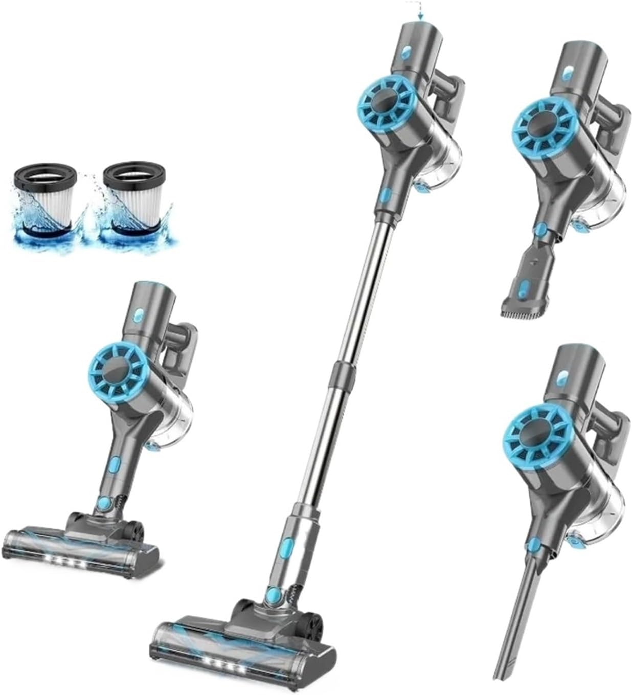 N9 Cordless Vacuum Cleaner | 8-in-1 Lightweight Stick | Self-Standing & LED Display | Compatible With TASVAC N9, For Carpet & Hard Floor​