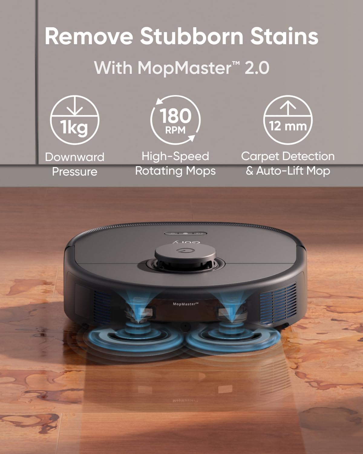 eufy Robot Vacuum X10 Pro Omni + Official Hard Floor Cleaner*2