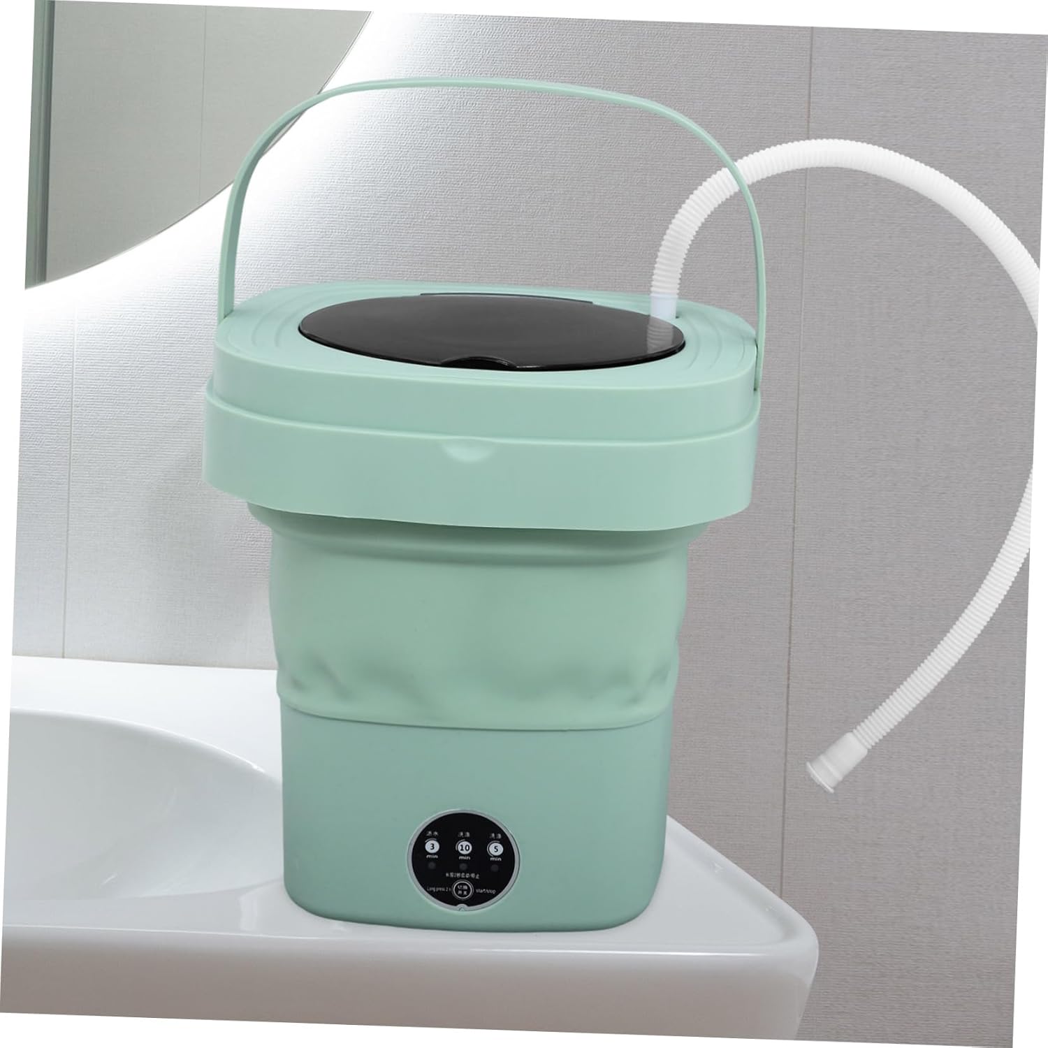 Portable Mini Washing Machine Compact Design for Easy Laundry Apartments and Camping Capacity Automatic Function Construction