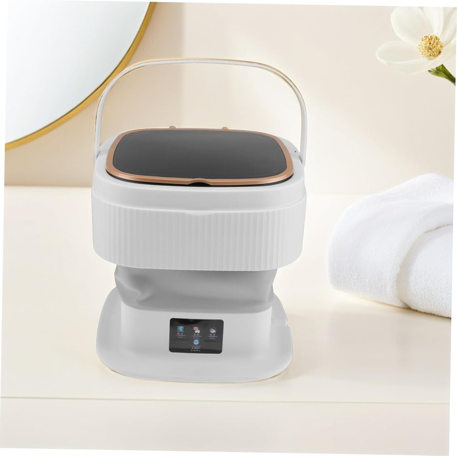 ARTIBETTER Portable Mini Washing Machine Laundry Washer Modes for Easy Cleaning for Apartments Hotels Camping and Rv Use Compact and Space-saving Design