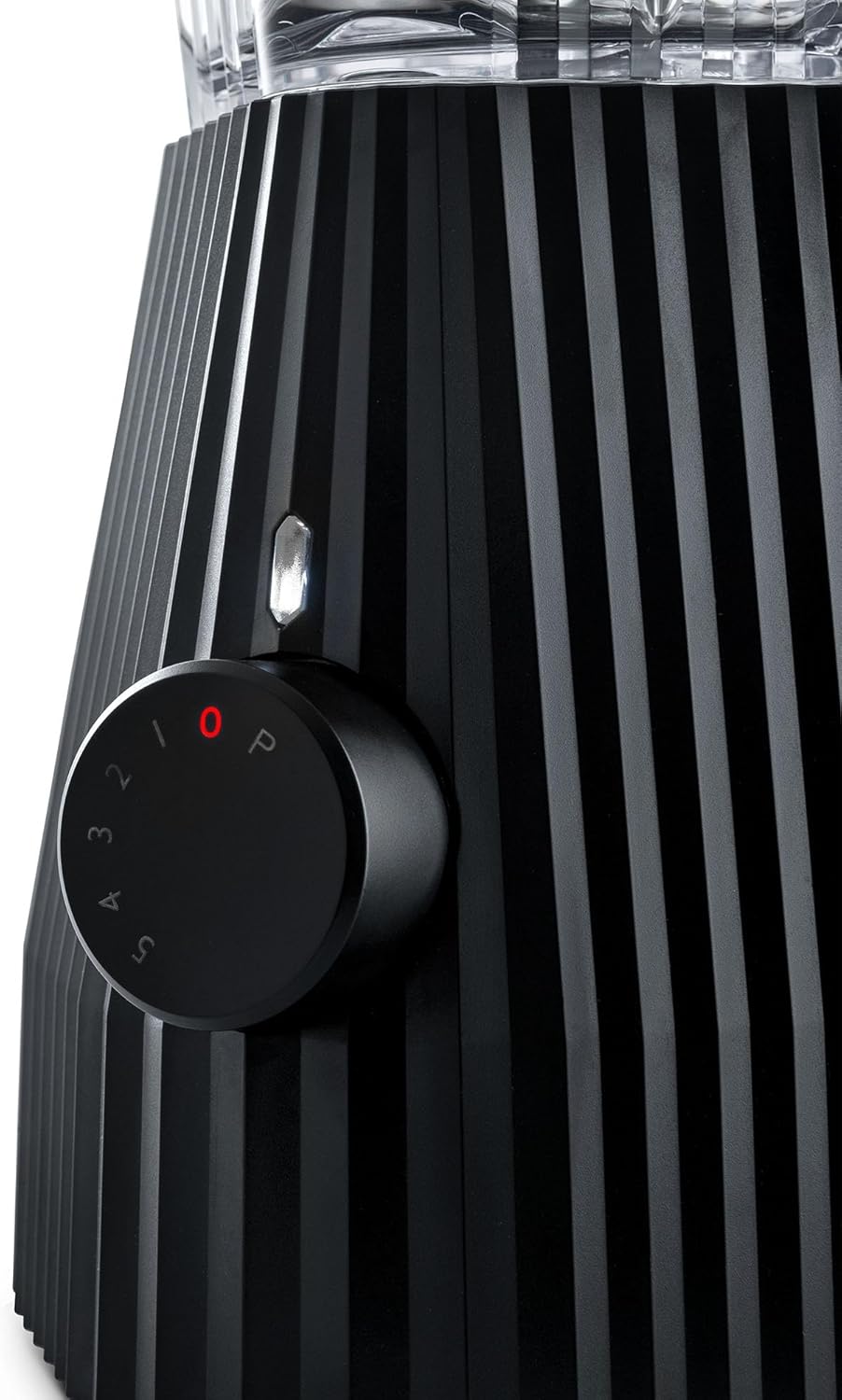 Alessi Plissé MDL09B/USA - Blender in Thermoplastic Resin, Graduated Pitcher in PCTG, US Plug 700W, Black