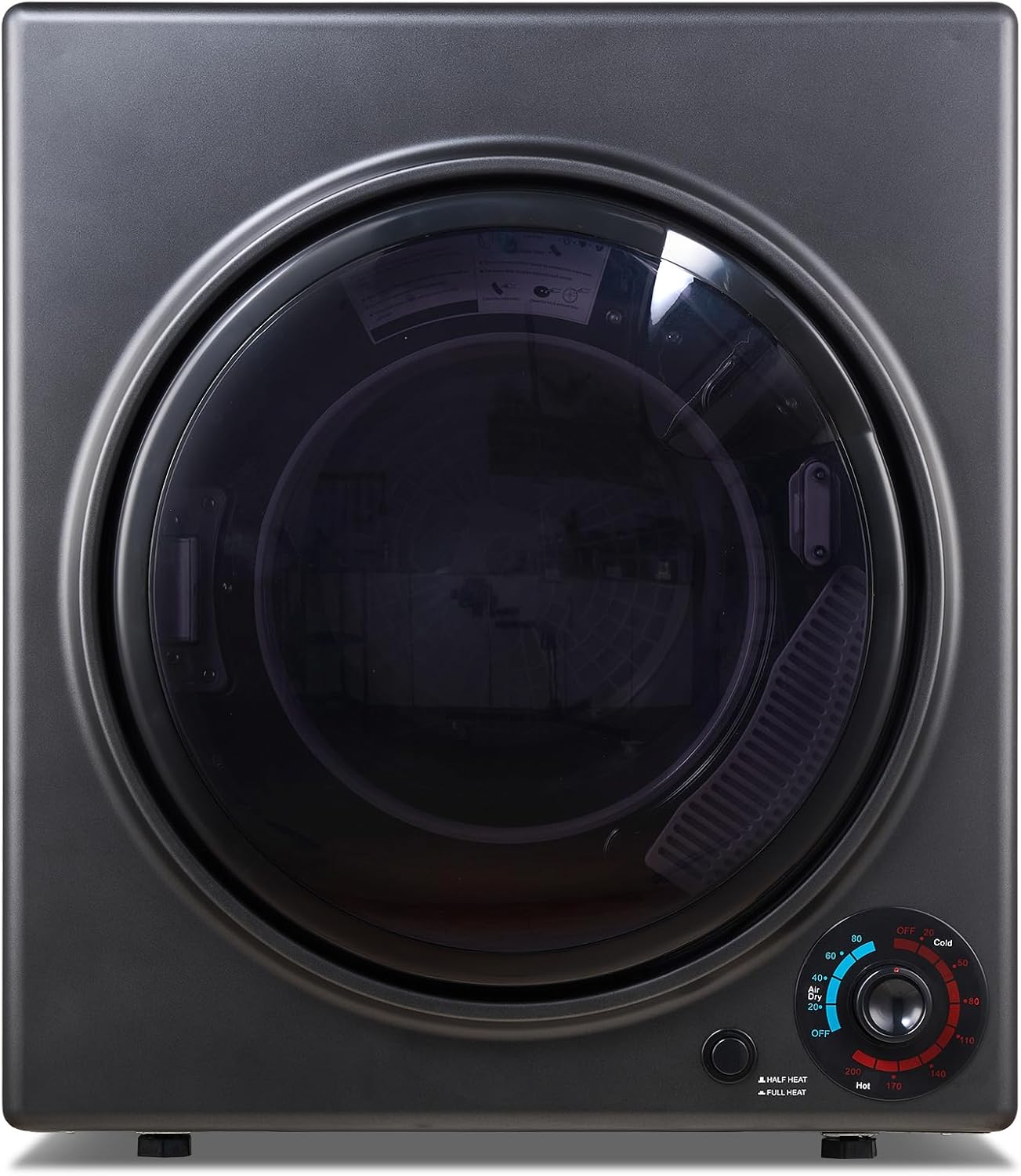 CTT Portable Clothes Dryer 3.5 cu.ft, 1500W Compact Dryer for Apartment