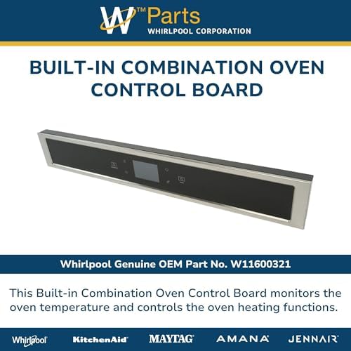 Whirlpool W11600321 Genuine OEM Built-in Combination Oven Control Board Replacement Part - Replaces W11304450