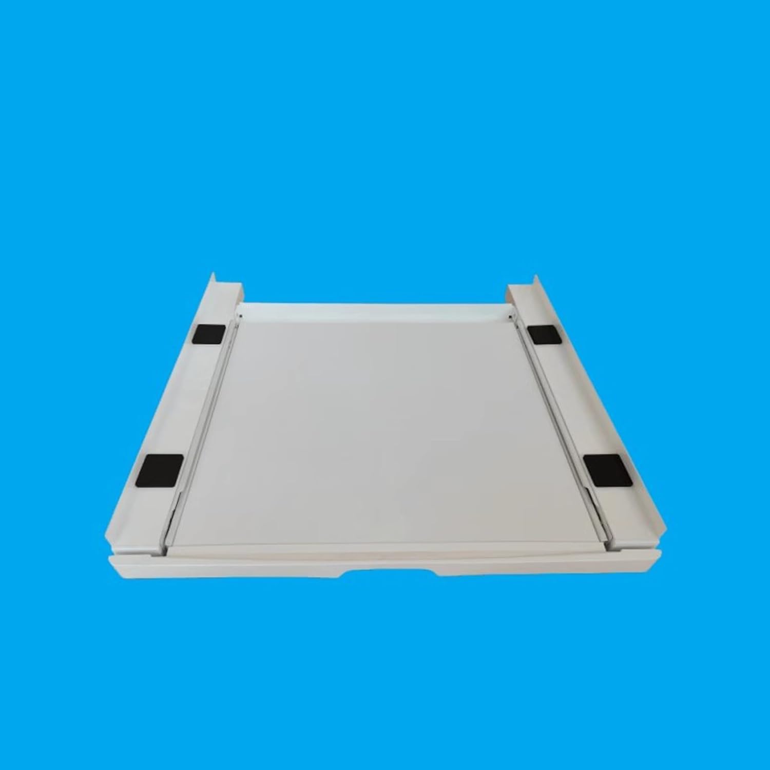 Washer Dryer Stacking Kit, Washer Dryer Laundry Stacking kit with Pull Out Shelf Appliance Frame connectors Combination, Space-Saving, Robust, Assembly Required,Black