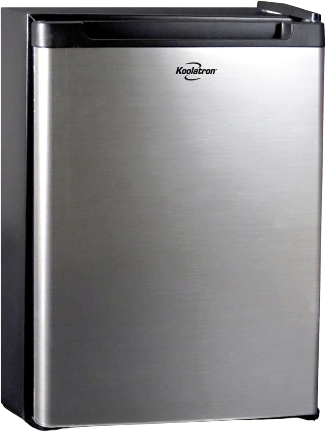 Koolatron 12V / 110V Refrigerator - Mini Fridge for Trucks Cool Storage for Kitchen Bedroom Office Travel Camping Dorms Compact Free Standing Neveras Pequeñpara Apartment 1.76 cu.ft - Black