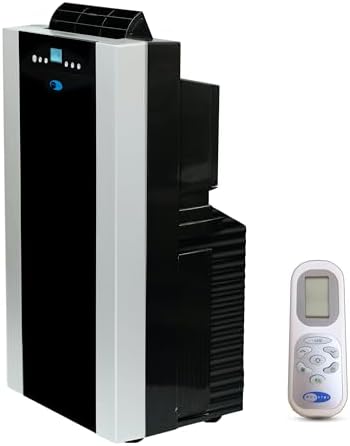 Whynter Portable Air Conditioner 14,000 BTU with Dual Hose Dehumidifier & Cooling Fan for 500 Sq Ft Rooms, Includes AC Unit Window Kit, ARC-14S (9,500 SACC)