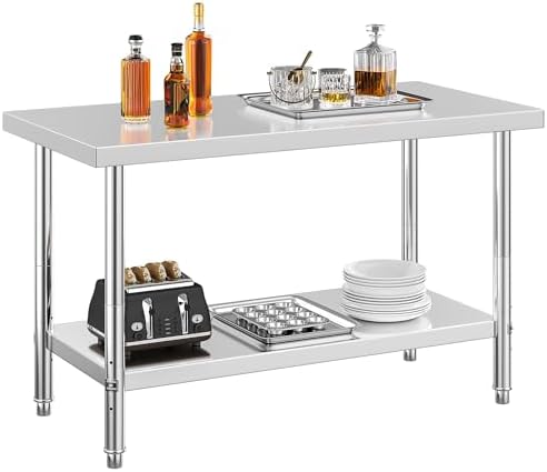 YITAHOME NSF Stainless Steel Table, 48