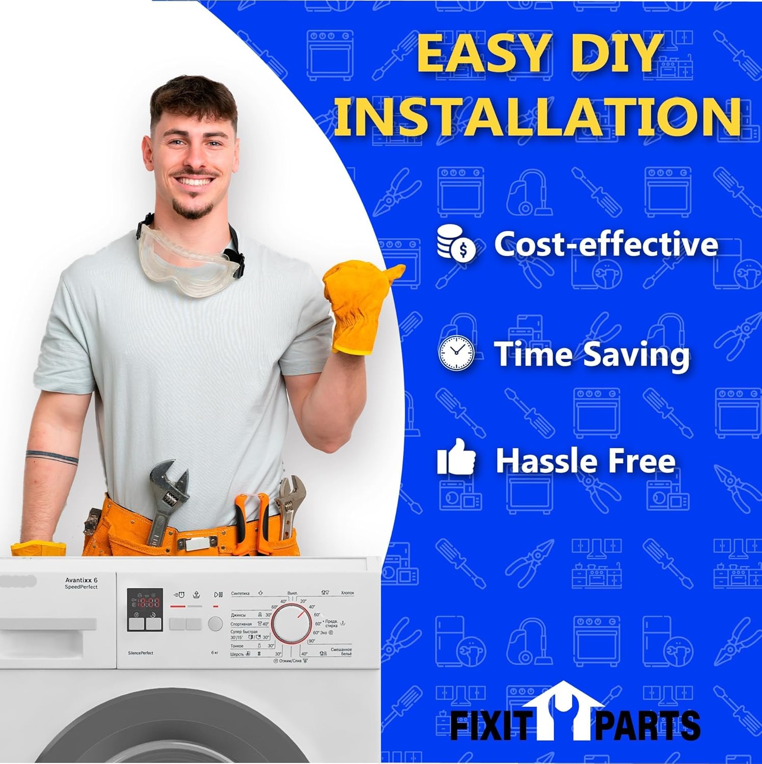 WH49X27325 Laundry Center Washer Agitator 27 & Bolt Kit - Compatible With GE Appliances Laundry Center - Replaces 4588463 AP6328407 PS12343559 EAP12343559