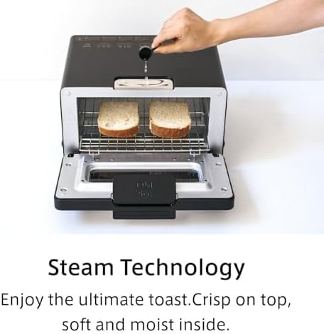 BALMUDA The Toaster | Steam Oven Toaster | Compact Size 14.1