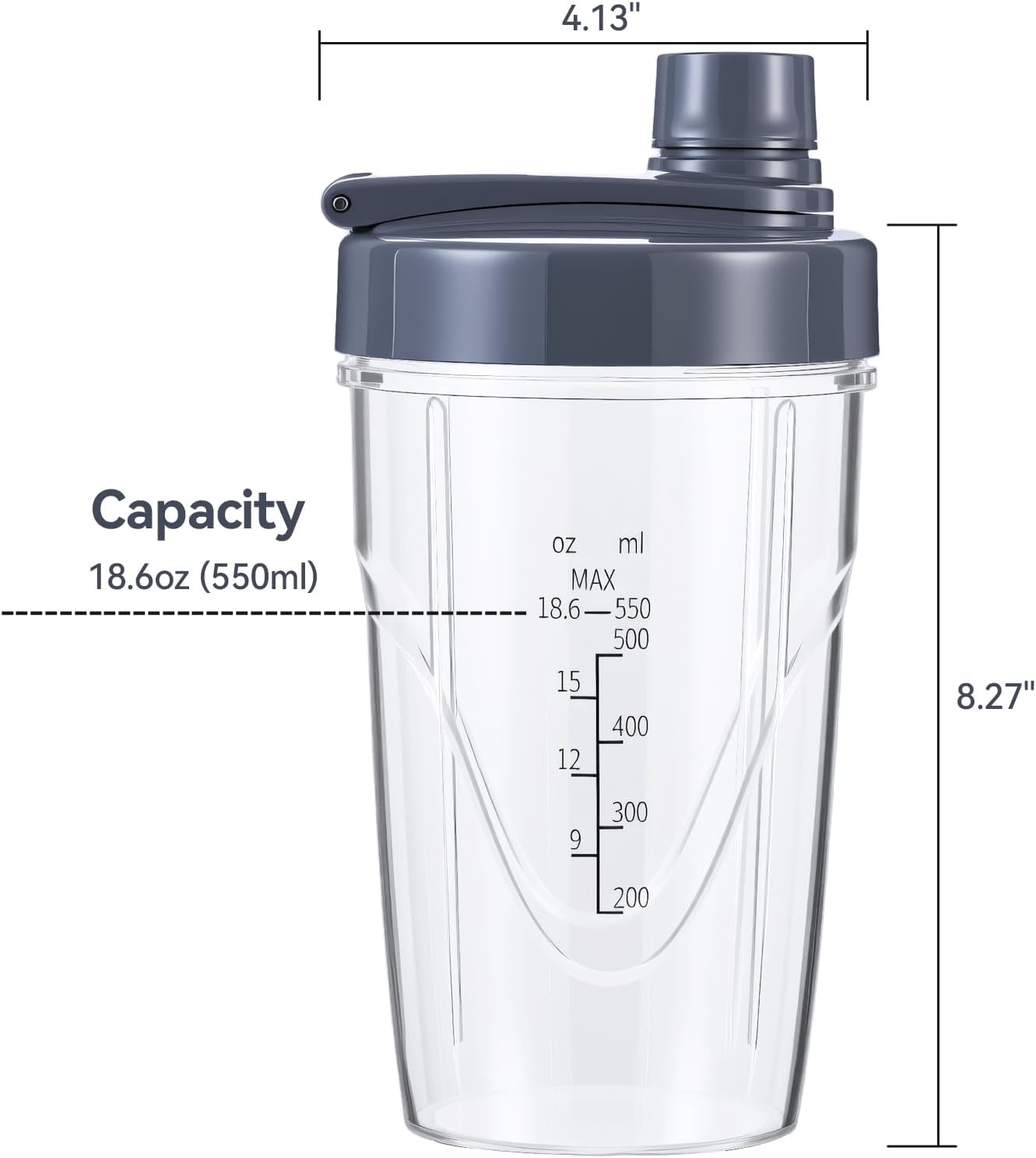 La Reveuse Smoothie Blender Pro, 1000W with 24oz / 18oz To-Go Cups Ideal for Smoothies,Protein Shakes, Frozen Drinks, Food Prep