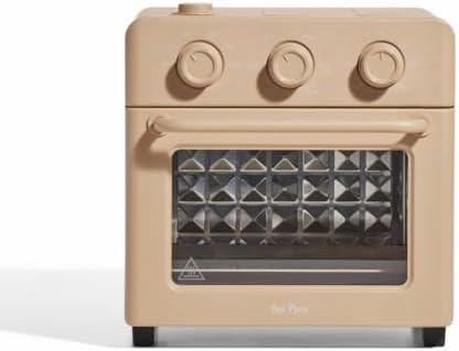 Our Place Wonder Oven | 6-in-1 Stainless Steel Air Fryer Toaster Oven Combo with Basket, Rack, Pan & Tray | Compact 13 QT Countertop Capacity - Toast, Roast, Bake, Reheat, Broil & Steam | Steam