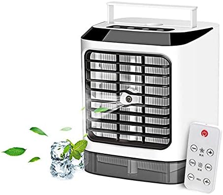 3 in 1 Mini Air Conditioner Fan Portable Mini Air Conditioner Desktop Moisturizing Sprayer Three-speed Adjustable USB Fan-White