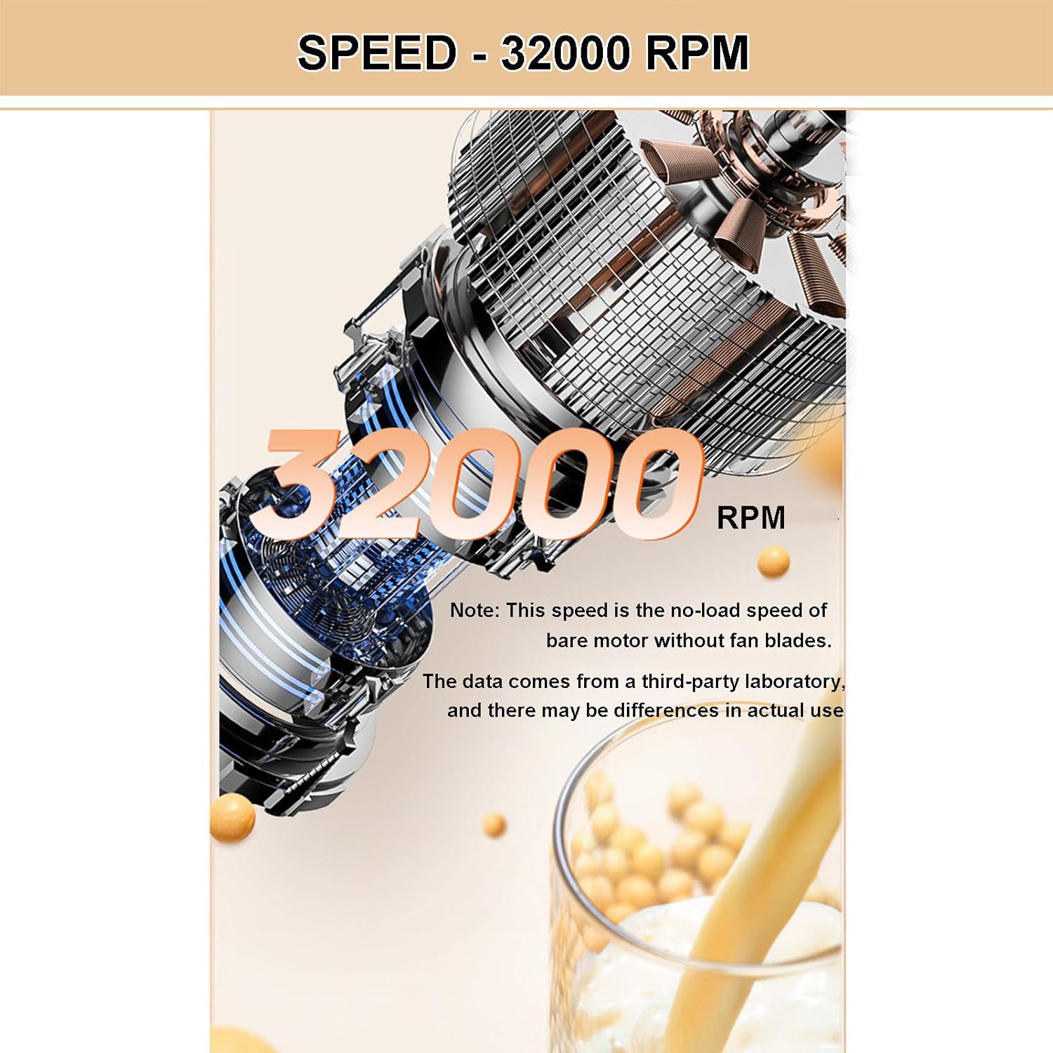 Soy Milk Maker 1.5l Plant Milkmaker With Function Screen, Tea Milk Machine Blender, One-Click Reservation & Cleaning Function, Speed - 32000rpm, 9x9x12.6in (With 2 Tea Cups)