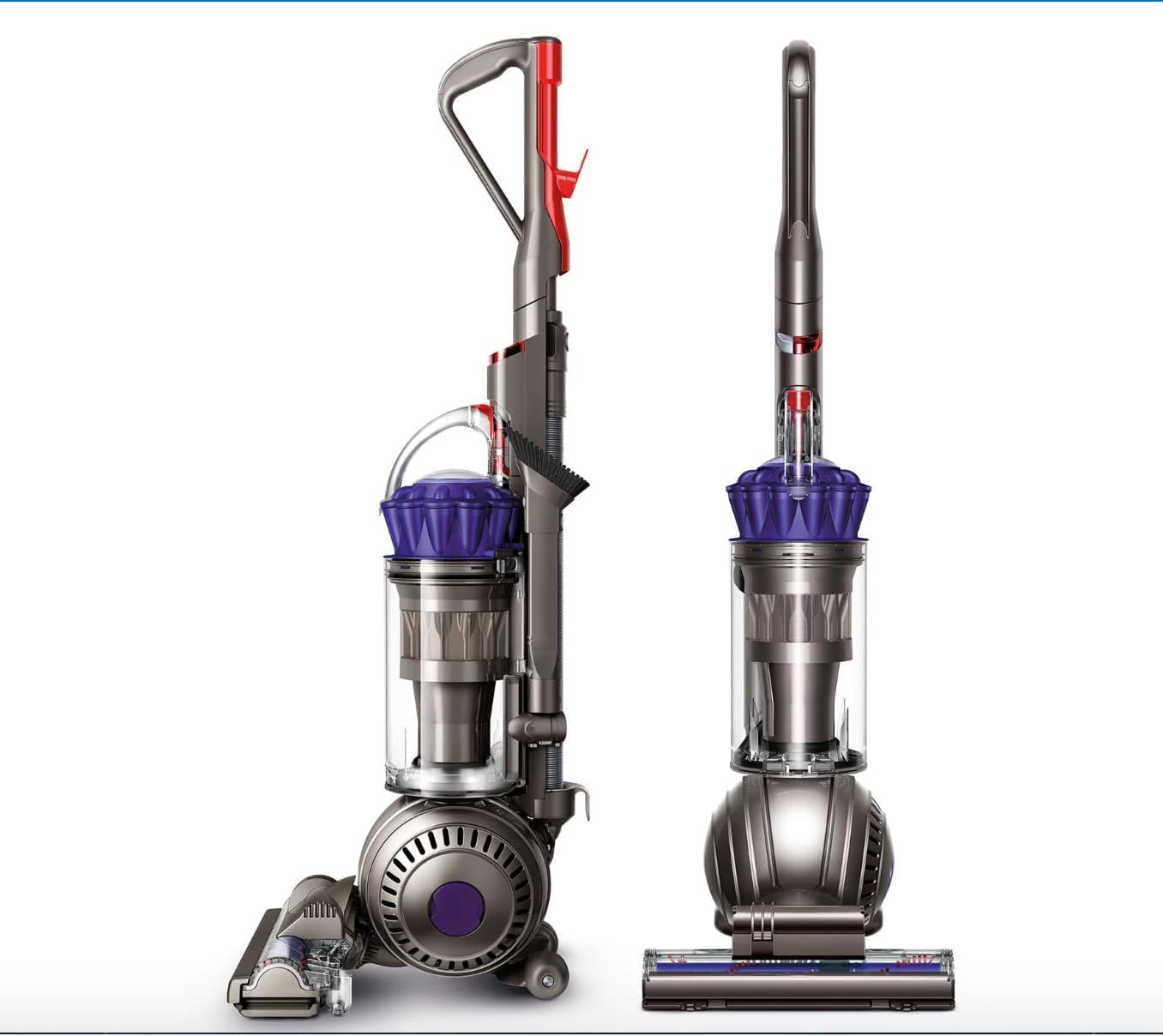 Dyson Ball Animal 2 Upright Corded Vacuum Cleaner: HEPA Filter, Height Adjustment, Self-Adjusting Cleaner Head, Telescopic Handle, Rotating Brushes, Purple