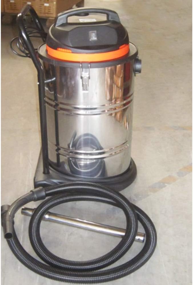 Electric Vacuum Cleaner Industrial Canister Vacuum 1400W 60L Capacity for Wet & Dry Garbage Removal,110V