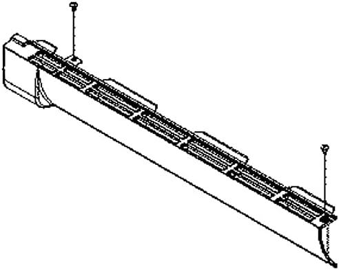 5304481506 Microwave Vent Grille Genuine Original Equipment Manufacturer (OEM) Part Stainless