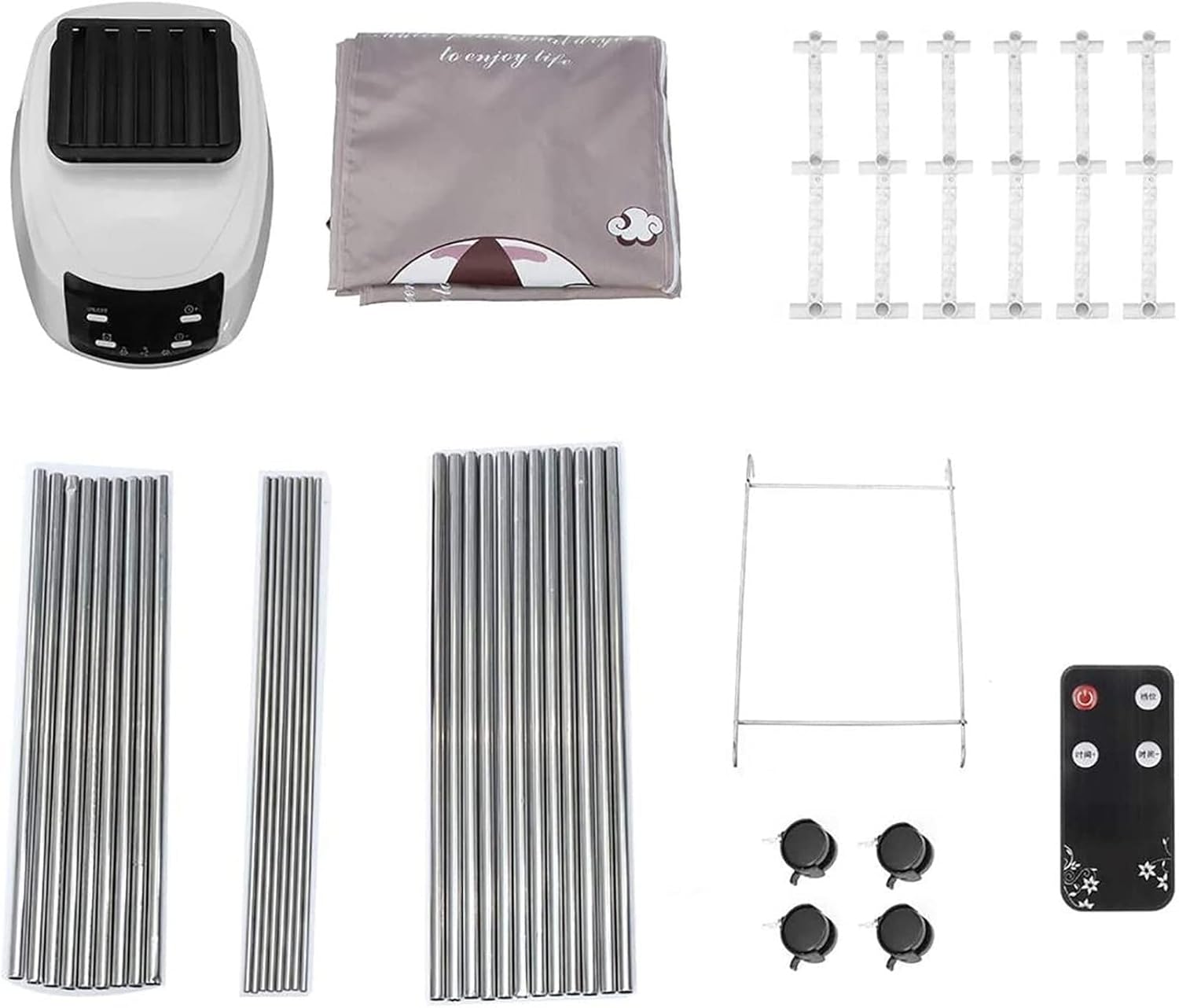 1500W Electric Clothes Drying Rack,Energy-Efficient Electric Clothes Dryer Machine,2 Layers of Space Heated Clothes Drying Pod Cabinet with Adjustable Timer,Low Noise and Negative Ion Purification