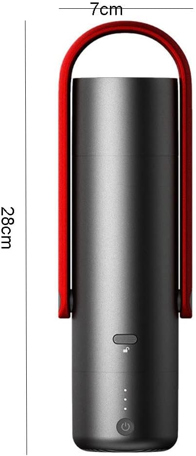 Cordless Handheld Vacuum, Rechargeable Mini Vacuum 80W Powerful Suction, Lightweight Car Vacuum Cleaner, for Home and Car Cleaning (Color : Blue)