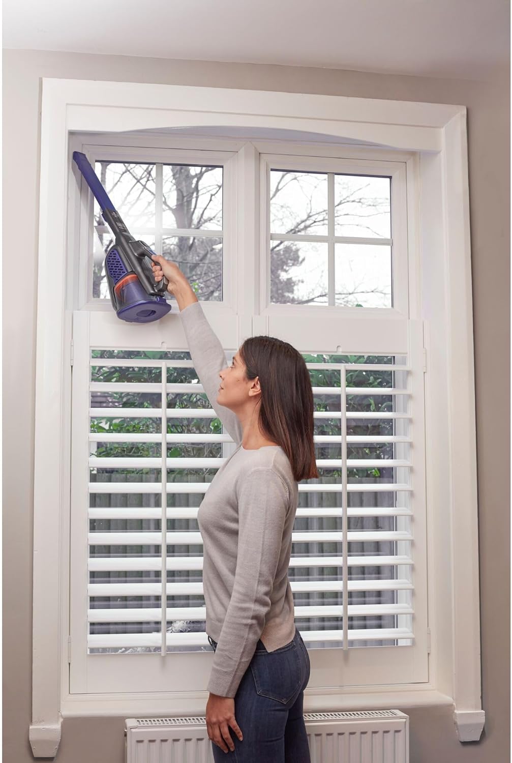 BHHV520BFP-QW - Aspirador de Mano GEN 11 Especial para mascotas con tecnología Smart TECH™ 18V 2,5Ah. Boquilla fina extensible y cepillo. Cargador Base.