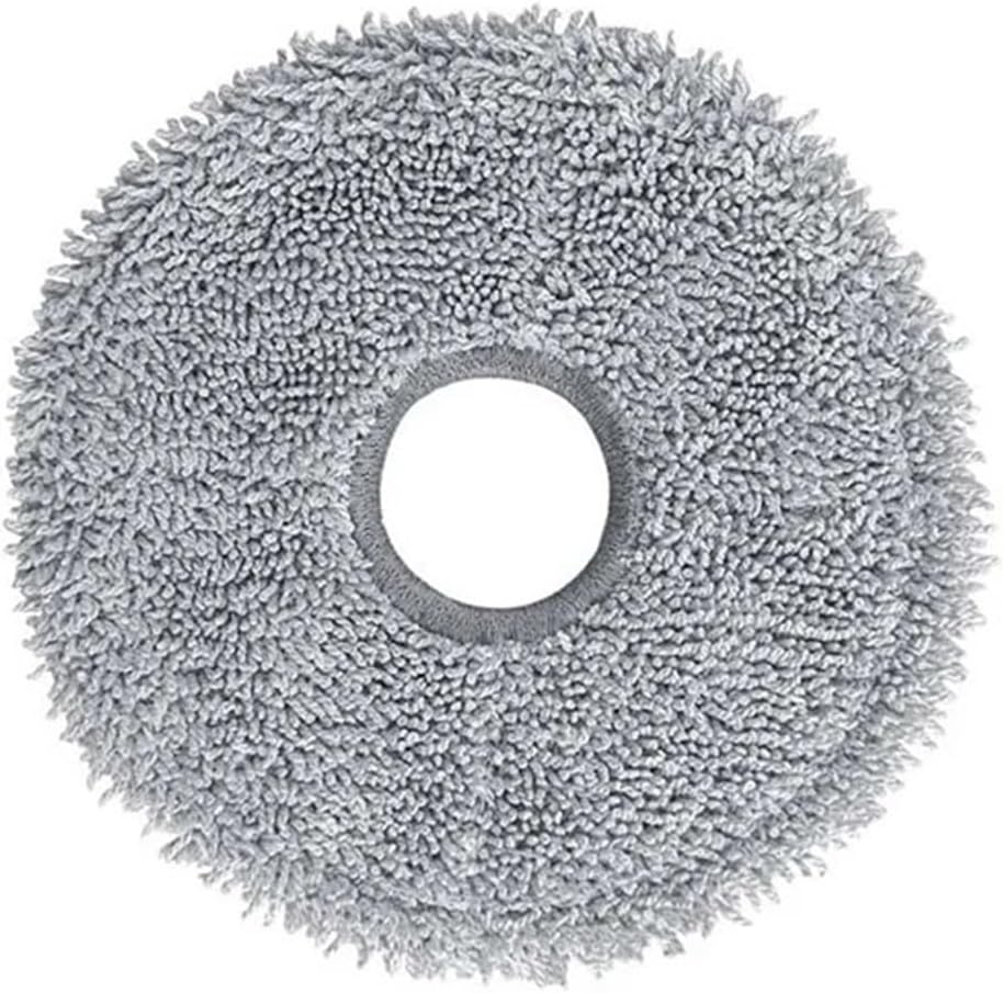 Compatible with Dreame Bot L10 Prime /L10s Pro Robot Vacuum Cleaner Spare Parts Rubber Side Brush HEPA Filter Mop Cloth Rag Accessories(Brown)