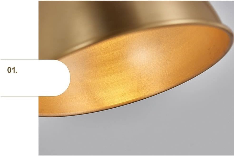 Brass Wall Sconce Light Metal Copper Lamp Compatible with Restaurant Home Bar Bedroom Bedside Corridor,Household