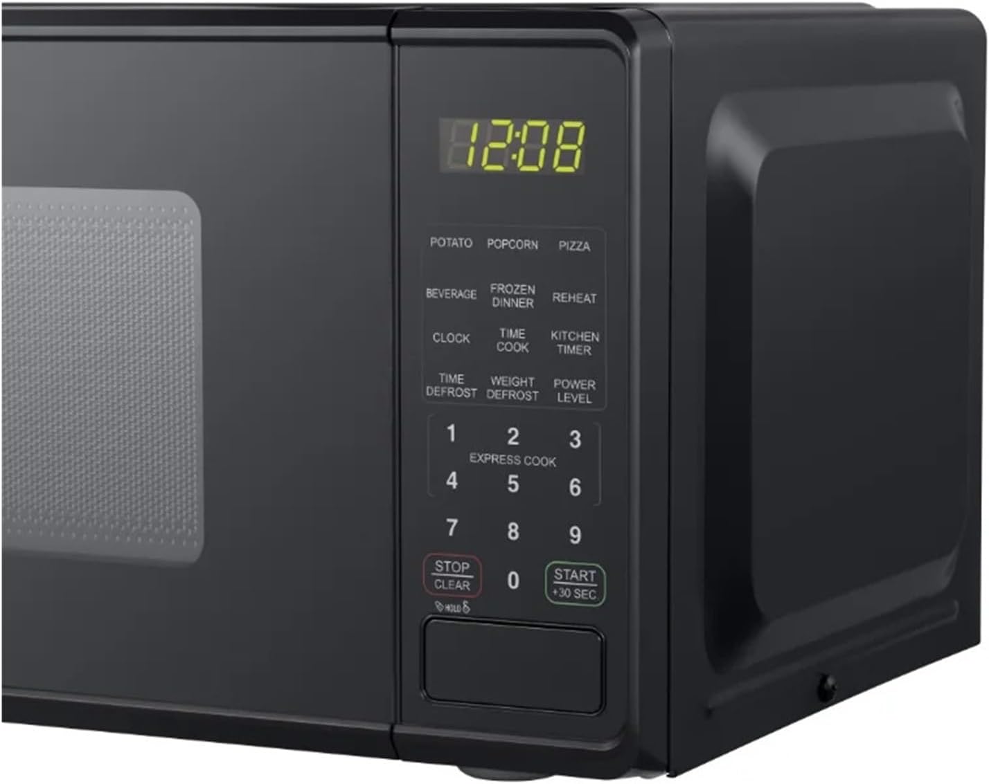 Mainstays 0.7 ft. Countertop Microwave Oven, 700 Watts, Black(Black)