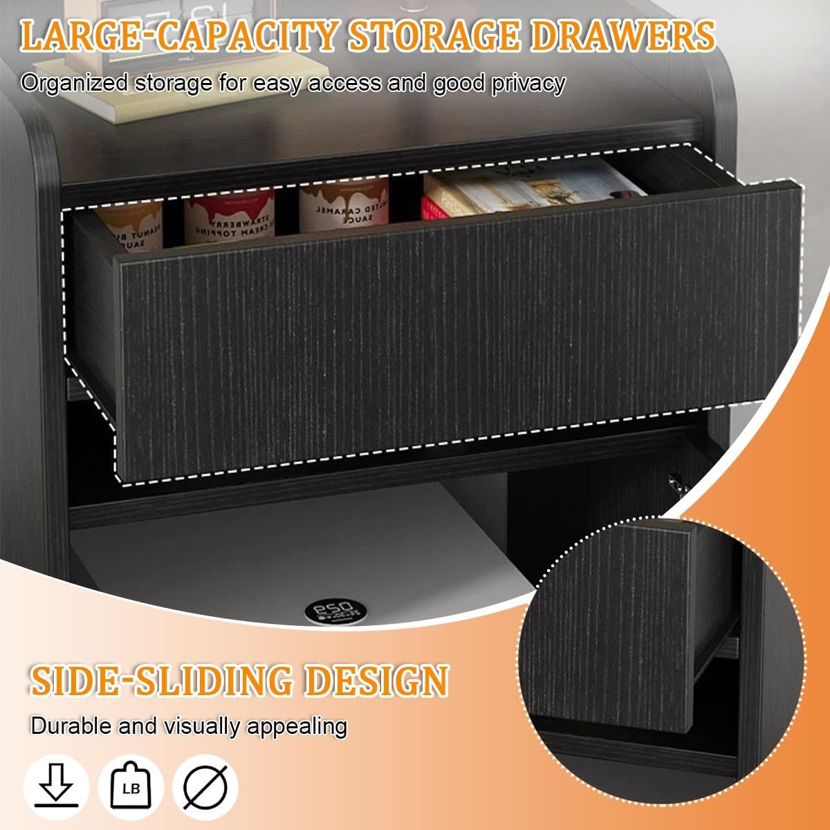 Robot Vacuum Stand Cabinet,Storage Cabinet with Doors for Robot Vacuum Cleaner, Vacuum Cleaner Storage, Wooden Vacuum Storage Cabinet for Living Room, Bedroom, Kitchen(Natural)