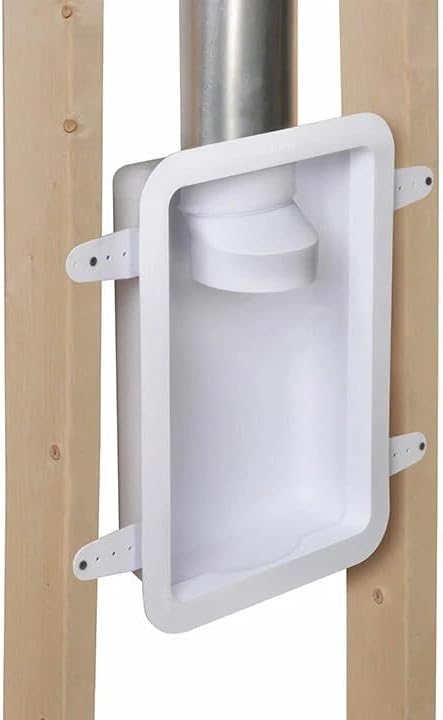 DRB4XZW Recessed Dryer Vent Box - for Dundas Jafine White Dryer Wall Box Replacement