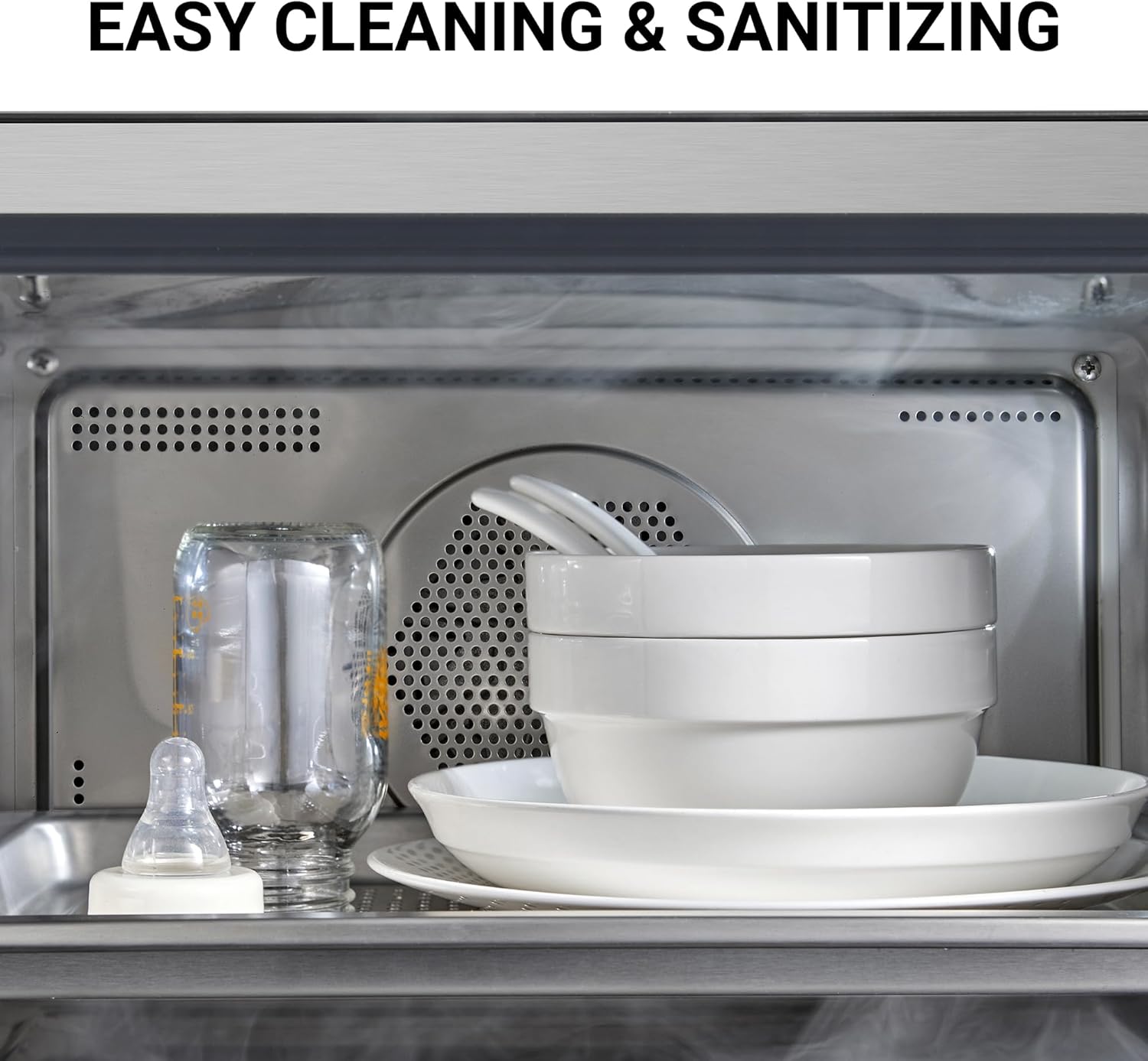 TOSHIBA 6-IN-1 Compact Steam Oven, Combi Oven Countertop with Convection Steam & Bake, Ferment, Air Fryer, Slow Cook, Smart APP Control, 36 Preset Menus and Steam Cleaning, 20L