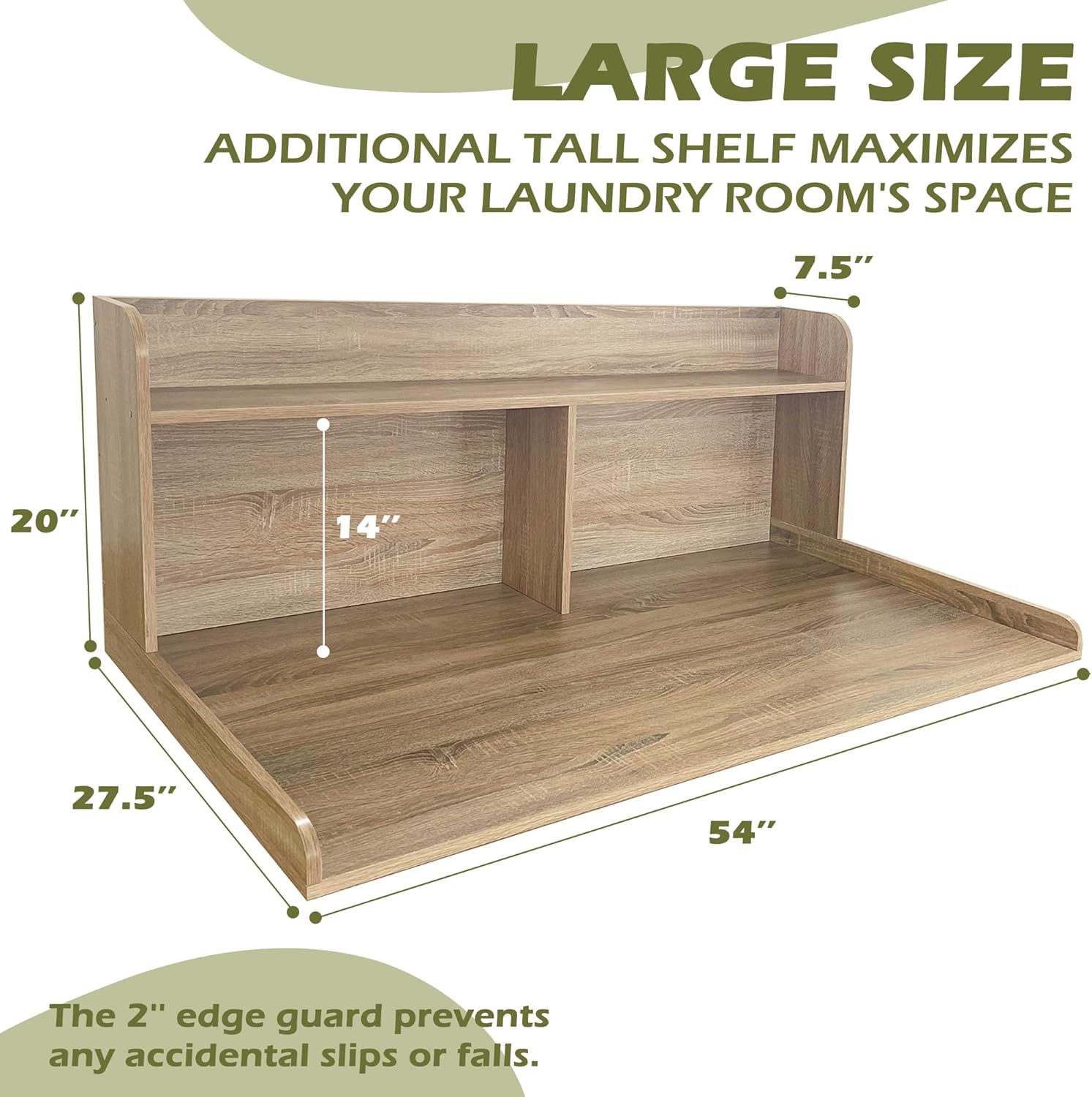 Royxen Laundry Countertop with 20