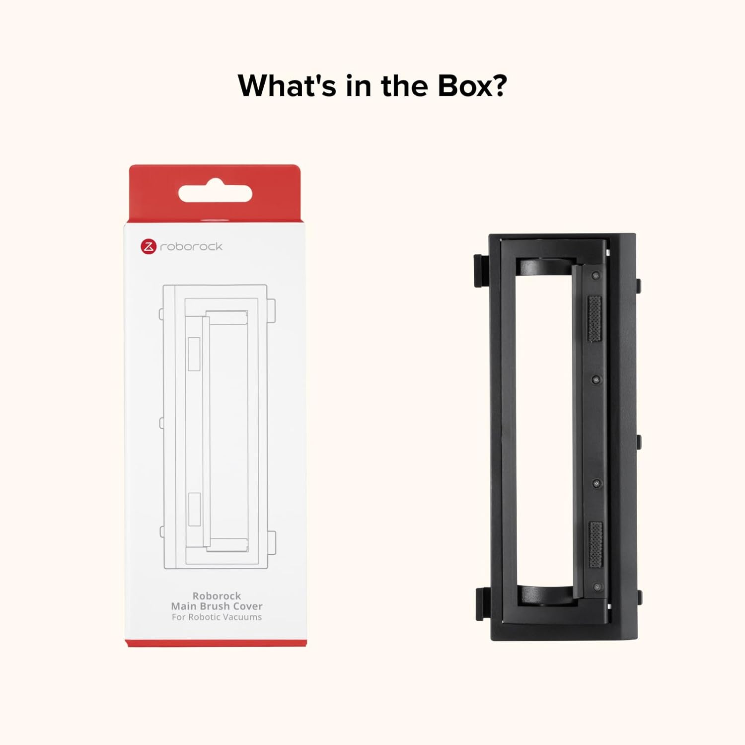 roborock Q10 X5 Robot Vacuum and Mop Combo Black with Floating Main Brush Cover