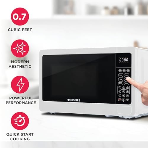 FRIGIDAIRE EMW733-WHITE Microwave, 0.7 cu. ft, White