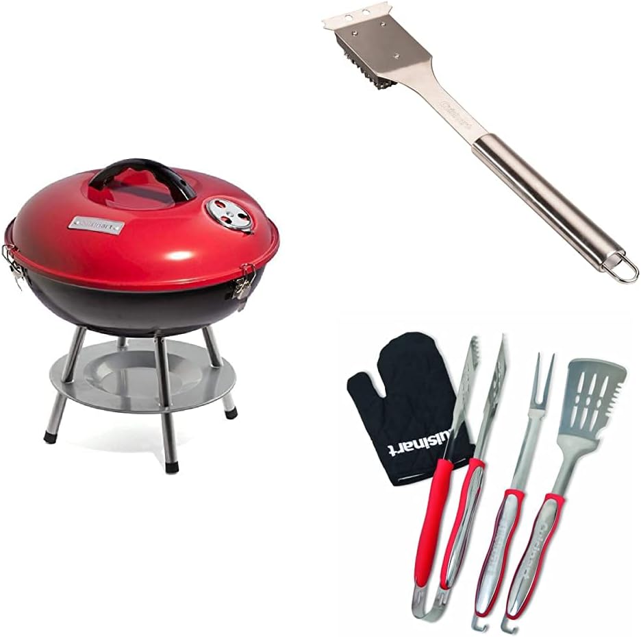 Cuisinart Grill Bundle - Portable Charcoal Grill, 14